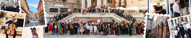 InterHarmony International Music Festival students and faculty group photo