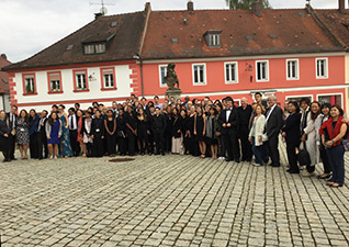 Group shot of music students at InterHarmony International Music Festival
