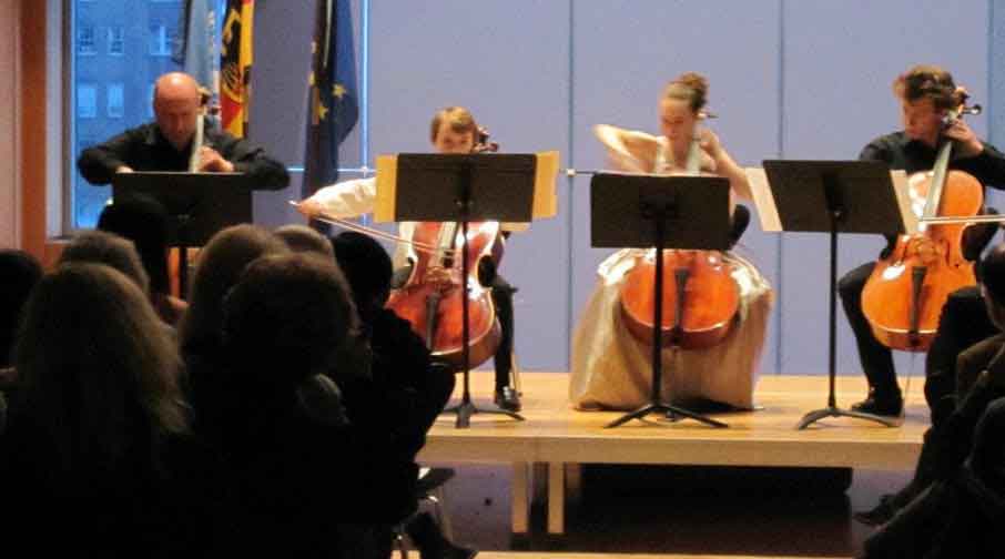 Gershwin Cello Quartet at German House