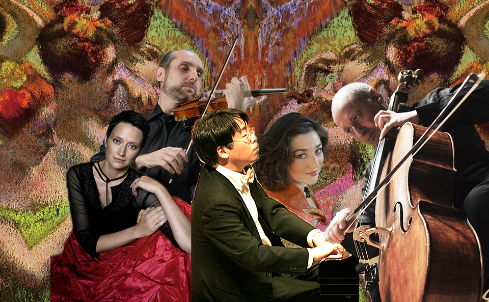 Misha Quint, cello; Anya Fidelia, soprano; Chih-Long Hu, piano; Irina Nuzova, piano