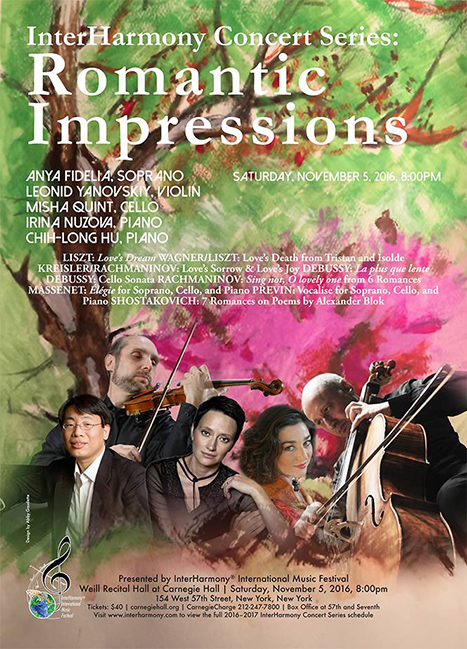 Romantic Impressions: InterHarmony Concert Series, November 2016