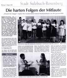 German for Singers Article