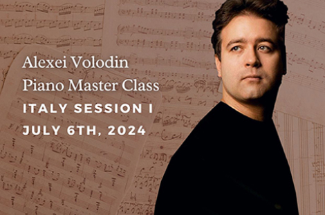Alexei Volodin, piano, will be performing in the Tchaikovsky and Mendelssohn d minor Piano Trios and giving a Piano Master Class in Session I.