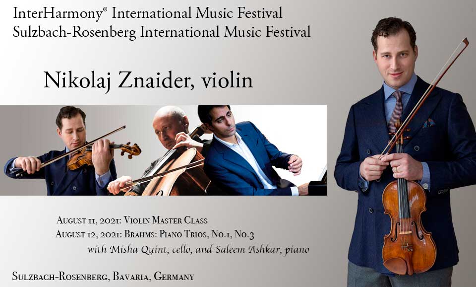 Svare Sjov tjeneren Nikolaj Szeps-Znaider | Violin | Italy Two