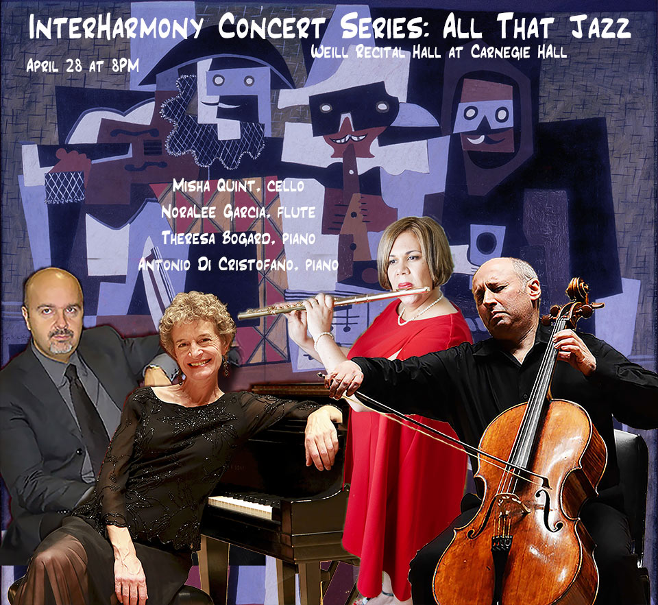 InterHarmony Concert Series Presents All That Jazz on April 28, 2018 at 8PM