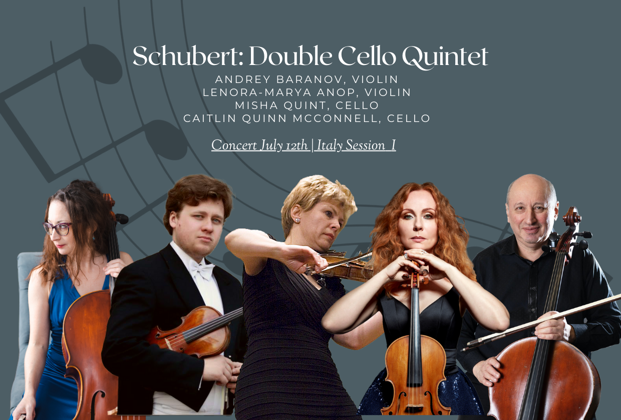 Andrey Baranov, violin, will be performing in the Schubert and Ravel Piano Trios and giving a Violin Master Class in Session I.