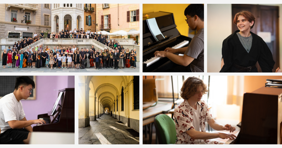 classical music festival with hundreds of students