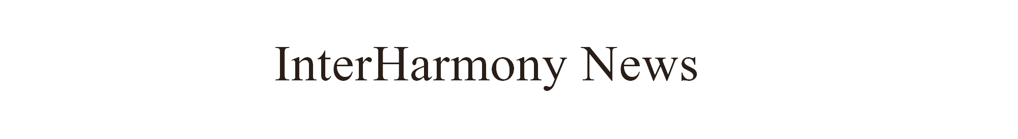 InterHarmony News